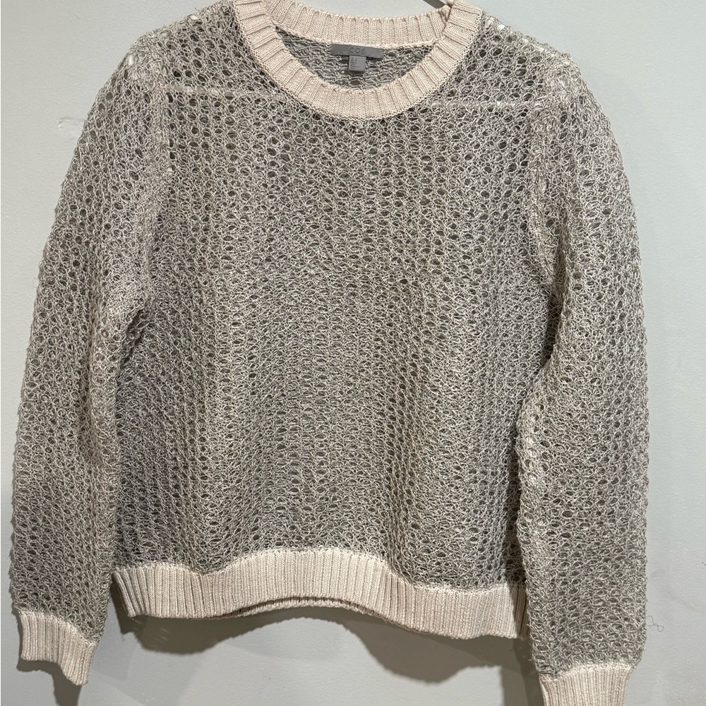 COS Men's Textured Gray Sweater